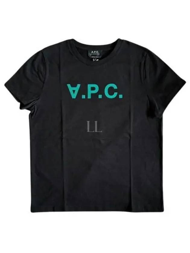 VPC Logo Organic Cotton Short Sleeve T-Shirt Black - A.P.C. - BALAAN 2