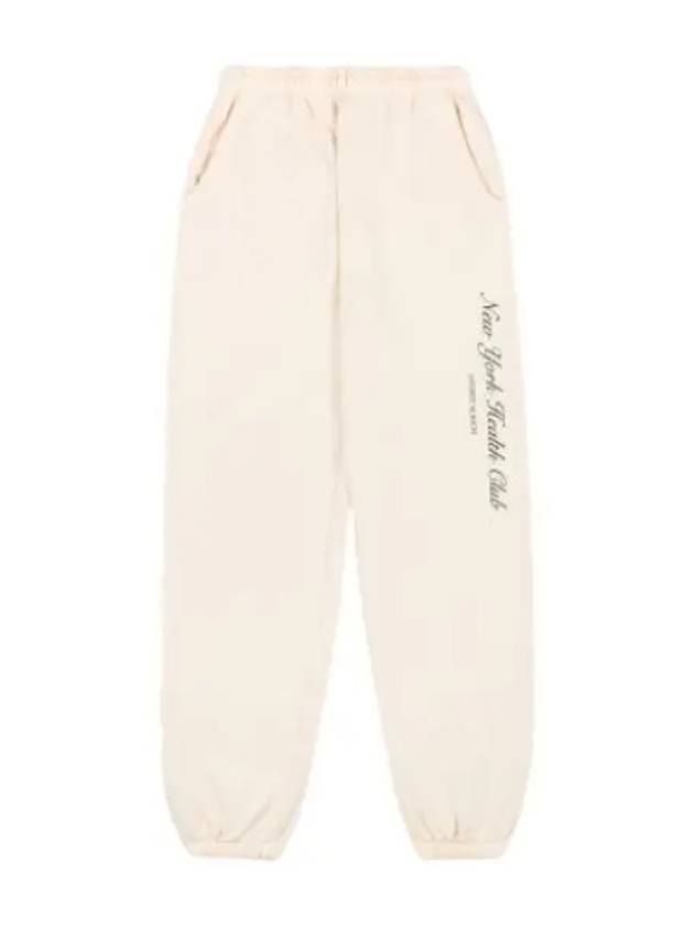 new york health club sweatpants cream - SPORTY & RICH - BALAAN 1