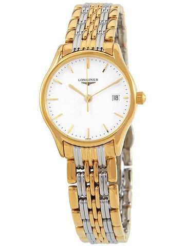 Longines Lyre Quartz White Dial Ladies Watch L 4.259.2.12.7 - LONGINES - BALAAN 1