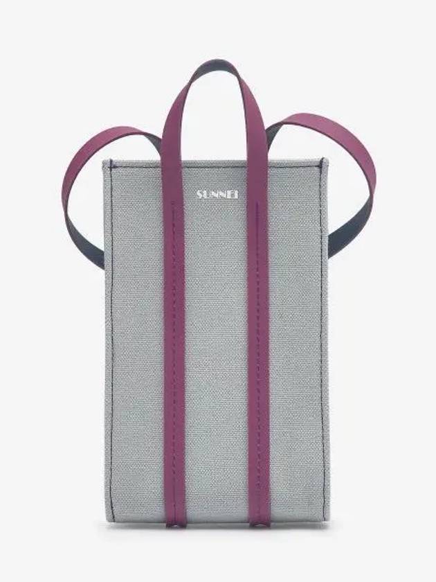 Micro Parallepipedo Tote Bag Grey - SUNNEI - BALAAN 2