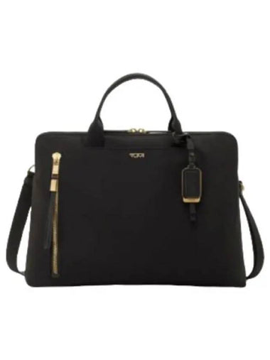 Voyager Benin laptop briefcase black gold - TUMI - BALAAN 1