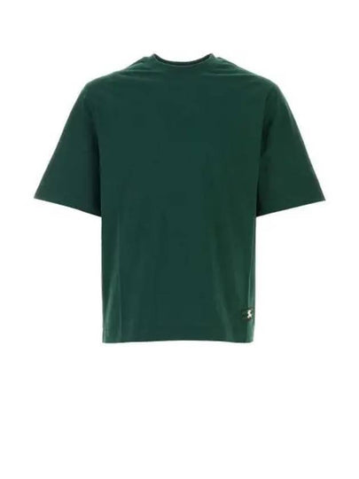 EKD Logo Patch Jersey Short Sleeve T-Shirt Green - BURBERRY - BALAAN 2