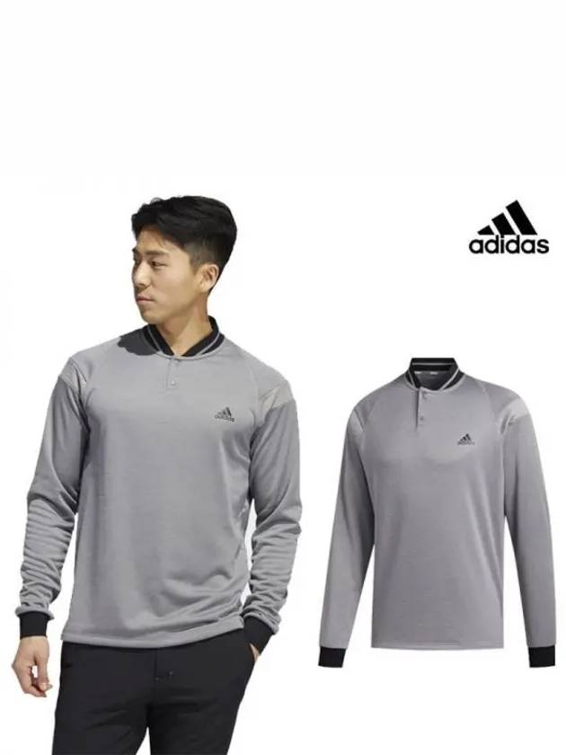 Warm two button men s long sleeved t shirt FQ8477 Domestic product GQFK22093078361 - ADIDAS GOLF - BALAAN 1