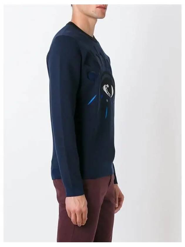 Eye Logo Sweatshirt 3XD 5PU252 78 - KENZO - BALAAN 3