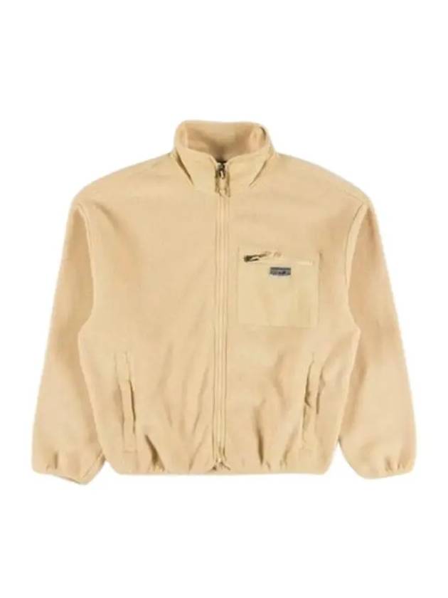 Women's Synchilla Fleece Zip-Up Jacket Beeswax Tan - PATAGONIA - BALAAN 4