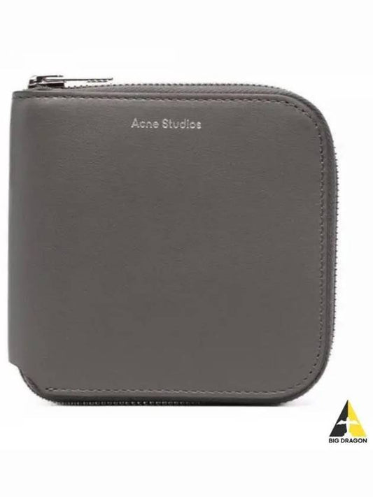 Bifold Zipper Half Wallet Grey - ACNE STUDIOS - BALAAN 2