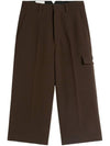 Flap Pocket Bermuda Shorts Brown - AMI - BALAAN 1