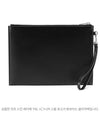 Tiny Monogram Silver Clutch Bag Black - SAINT LAURENT - BALAAN 2