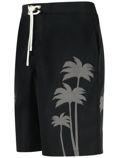 Palm Angels 'Palms' Black Polyester Swimsuit - PALM ANGELS - BALAAN 2