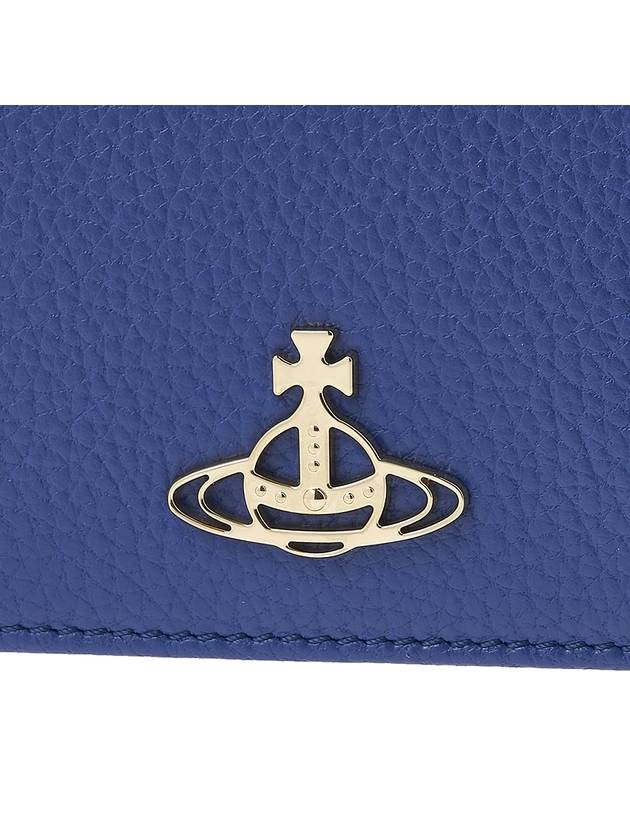 ORB Logo Card Wallet Blue - VIVIENNE WESTWOOD - BALAAN 7