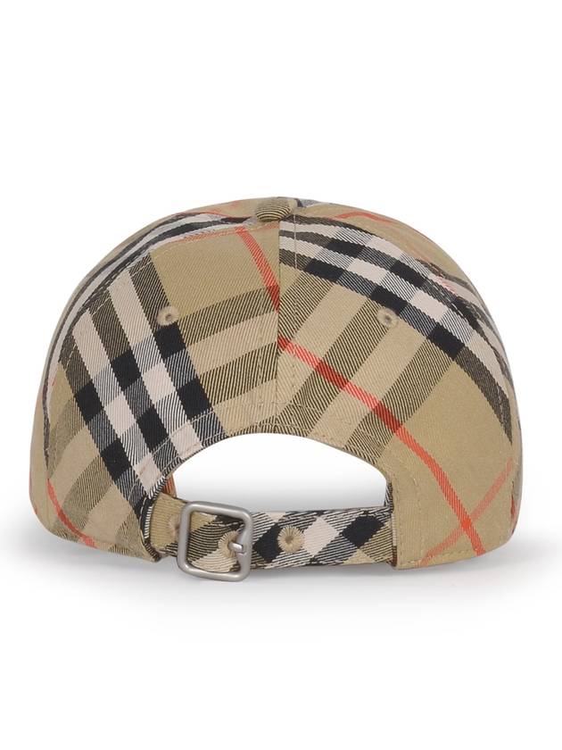 Vintage Check Base Ball Cap Beige - BURBERRY - BALAAN 4