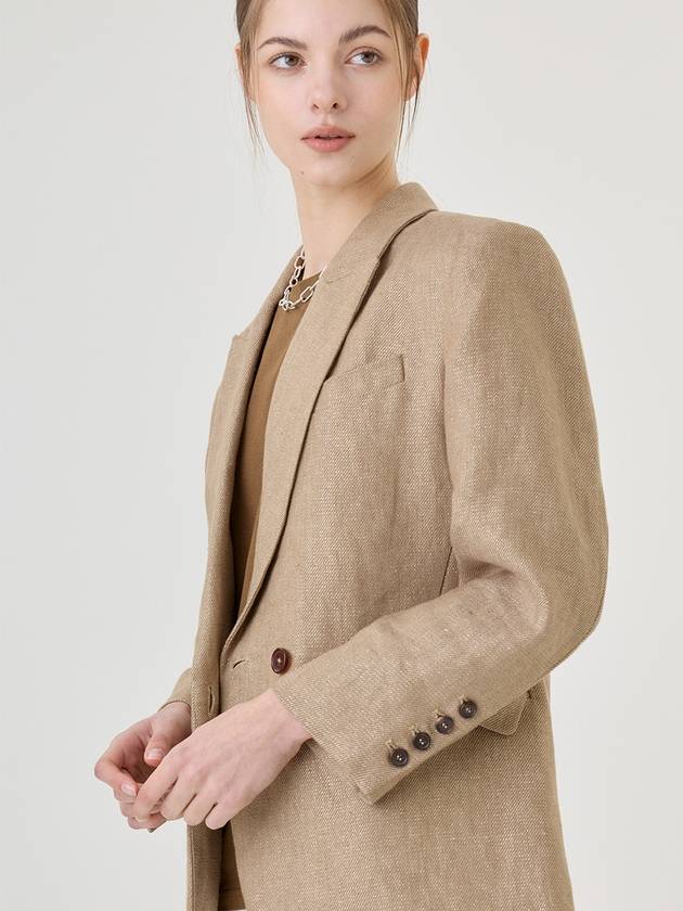 Linen Silk Jacket Brown - RS9SEOUL - BALAAN 4