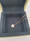 Sweet Alhambra Pendant Necklace Gold White - VANCLEEFARPELS - BALAAN 5