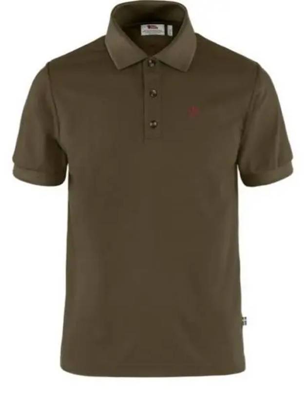 CROWLEY PIQUE SHIRT M DARK OLIVE - FJALL RAVEN - BALAAN 2