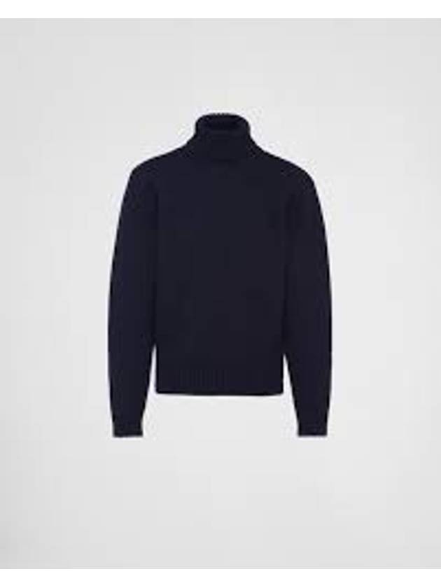 Shetland Wool Turtleneck Black - PRADA - BALAAN 2