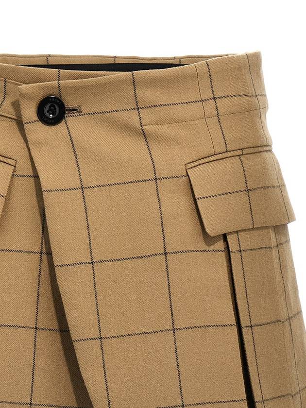 Sacai 'Windowpane' Skort - SACAI - BALAAN 3