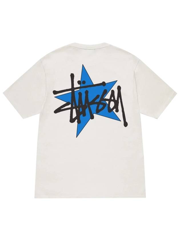 star pigment dyed t shirt white women - STUSSY - BALAAN 1