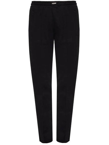 Women's Terry Track Pants Black - MONCLER - BALAAN 1