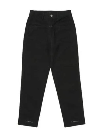 Pedal Pusher Cotton Stretch Pants Black C8800232V30100 - CLOSED - BALAAN 1