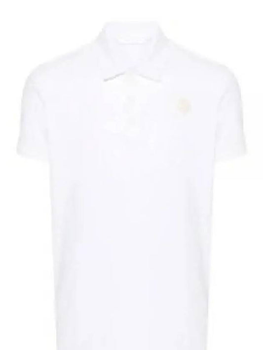 24 8A00005 8390T 00A Logo Patch Polo Shirt 1245017 - MONCLER - BALAAN 1