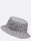 Oblique Jacquard Bucket Hat Deep Grey - DIOR - BALAAN 4