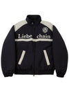 nylon embroidery color matching racing jacket black - MOO - BALAAN 1