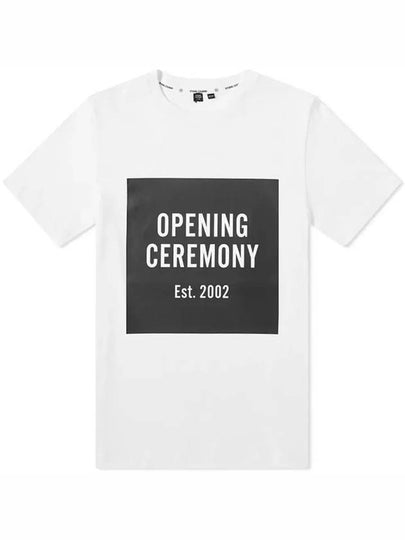 12th Anniversary Women's Box Logo Short Sleeve TShirt White PE000231000 100 - OPENING CEREMONY - BALAAN 2