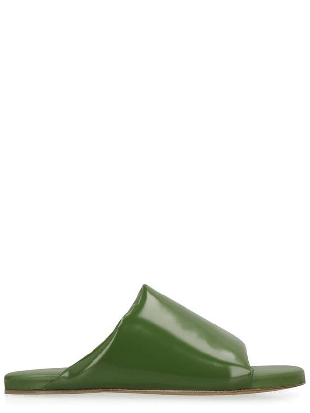 Cushion Slide Slippers Green - BOTTEGA VENETA - BALAAN 2