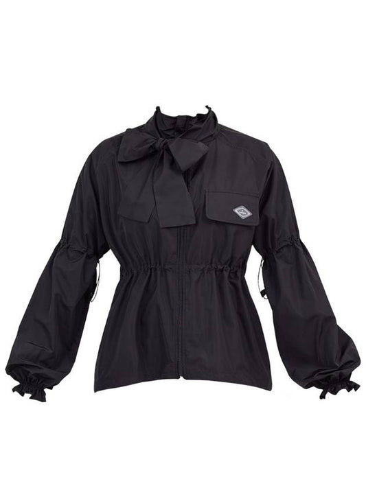 Golf Wear Shiny Overfit Windbreaker Black - J JANE - BALAAN 2