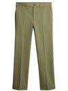 Lois Garment Dyed Straight Pants Oil Green - J.LINDEBERG - BALAAN 2