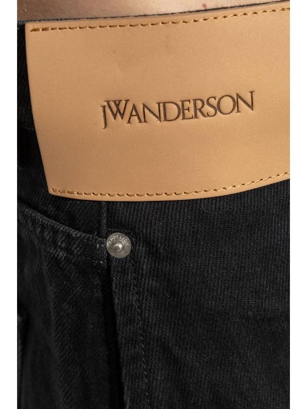 JW Anderson Jeans With Logo, Women's, Black - JW ANDERSON - BALAAN 5