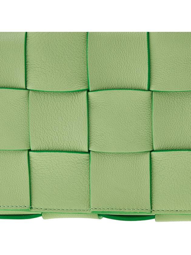 Lambskin Small Cross Bag Light Green - BOTTEGA VENETA - BALAAN 8