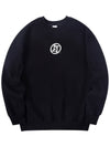 Round Logo Sweatshirt Black - RADINEO - BALAAN 2