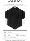 Logo Crew Neck Short Sleeve T-Shirt Black - ACNE STUDIOS - BALAAN 3