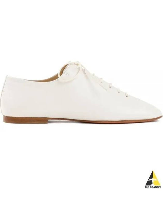 Souris Nappa Leather Flat Classic Derbies White - LEMAIRE - BALAAN 2