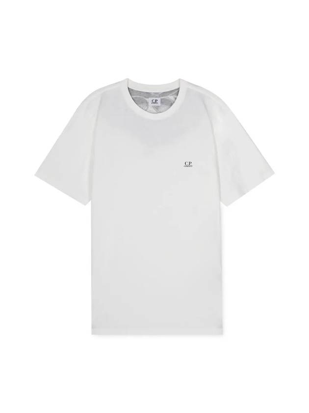 GoGGle Print Short Sleeve T Shirt White - CP COMPANY - BALAAN 4