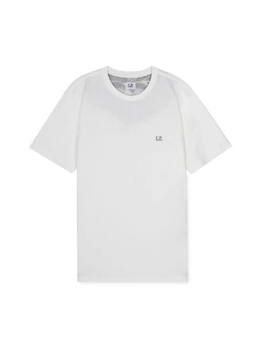 GoGGle Print Short Sleeve T Shirt White - CP COMPANY - BALAAN 1