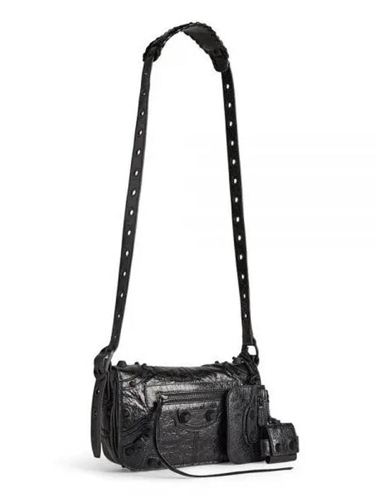 Le Cagole XS Lambskin Flap Cross Bag Black - BALENCIAGA - BALAAN 2