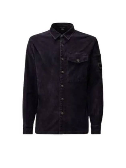 Lens Detail Long Sleeve Shirt Purple - CP COMPANY - BALAAN 2