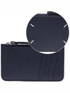 Stitch Zipper Card Wallet Navy - MAISON MARGIELA - BALAAN 3