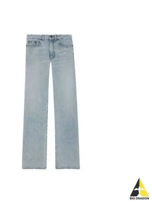 Women s Distressed Jeans Denim 731214 Y21KB - SAINT LAURENT - BALAAN 1