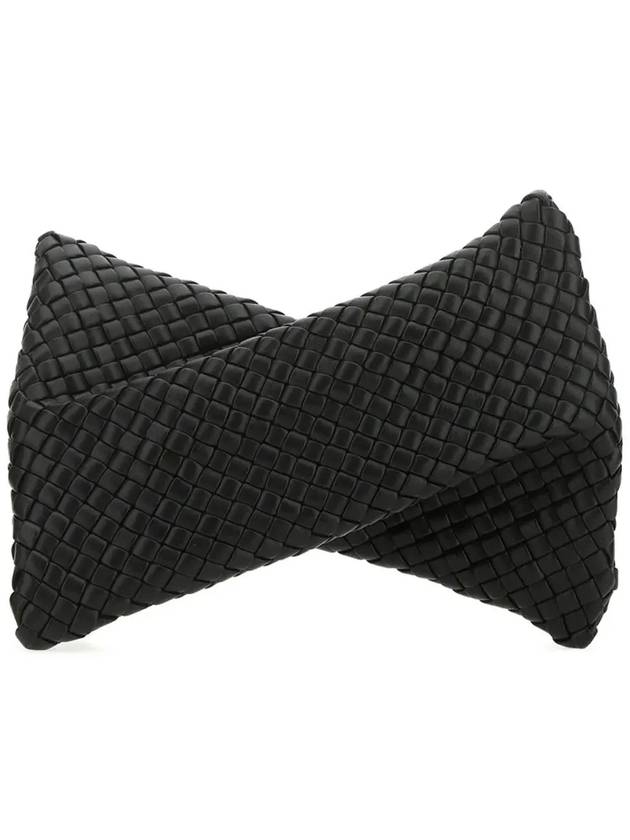 Intrecciato Clutch Bag Black - BOTTEGA VENETA - BALAAN 2