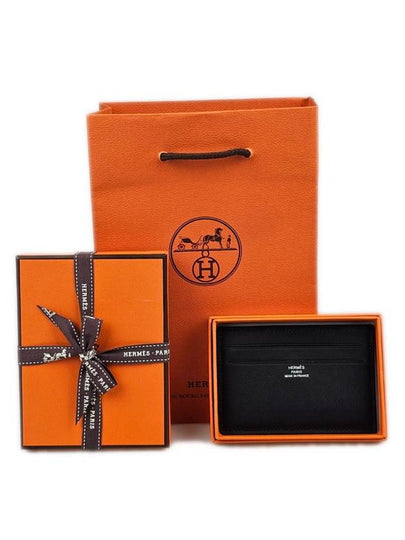 Citizen Twill Card Wallet Black - HERMES - BALAAN 2