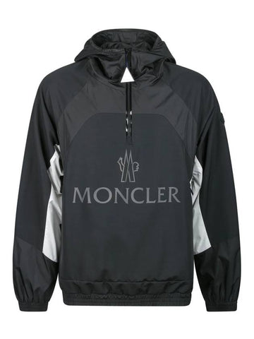 Mattres Logo Hoodie Black - MONCLER - BALAAN 1