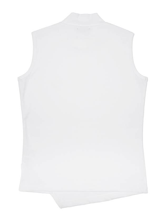 Mock Neck Uncut Sleeveless WHITE - TRIMERE - BALAAN 3