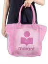 Yenky Small Cotton Tote Bag Pink - ISABEL MARANT - BALAAN 2