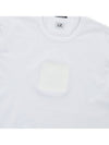 Men's Metropolis Pocket Jersey Short Sleeve T-Shirt White - CP COMPANY - BALAAN 7