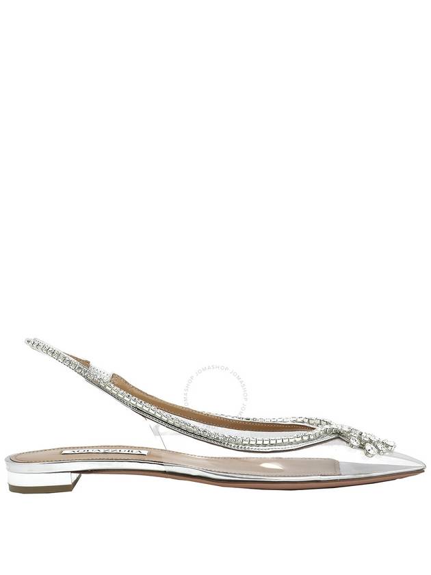 Aquazzura Ladies Seduction Crystal Slingback Flats, Brand Size 36 ( US Size 6 ) - AQUAZZURA - BALAAN 1