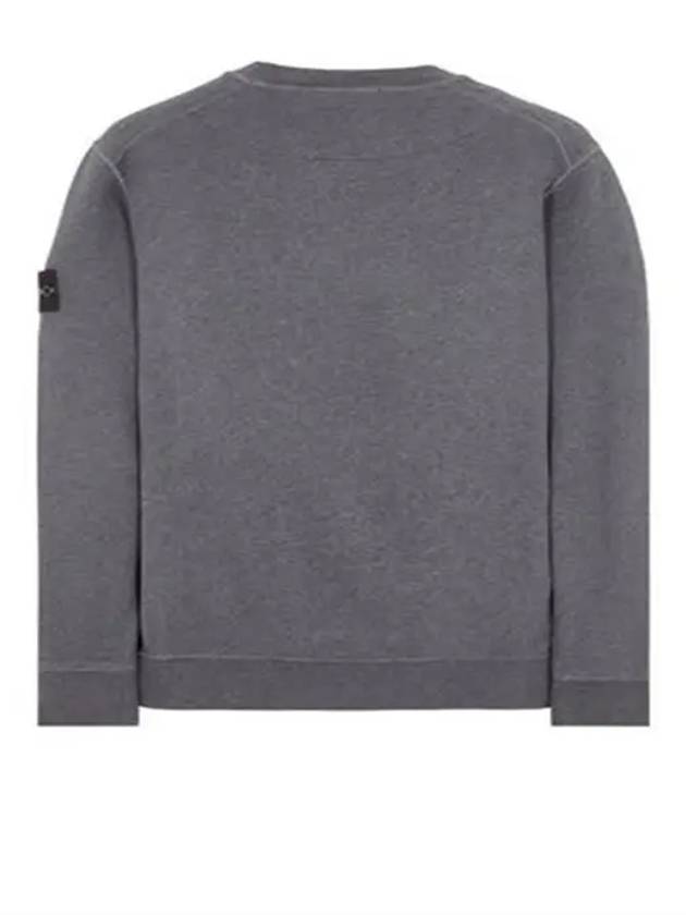 Wappen Patch Garment Dyed Sweatshirt Grey - STONE ISLAND - BALAAN 3