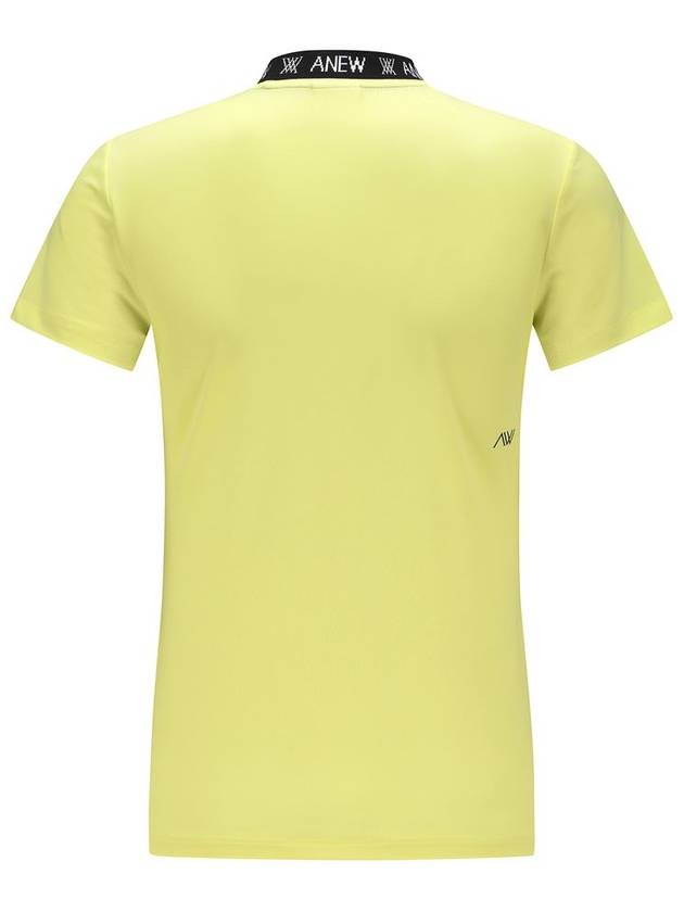 Official WOMEN NECK JACQUARD LOGO SHORT T SHIRT YE - ANEWGOLF - BALAAN 2